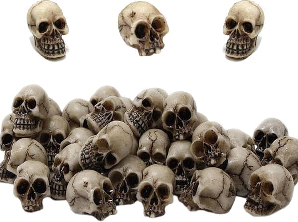 20 st Dekorativa Döskallar - Mini Döskalle - Mini Döskalle - Döskallemodell - Spökhusdekoration, Halloween Skräckfest, Halloweendekoration