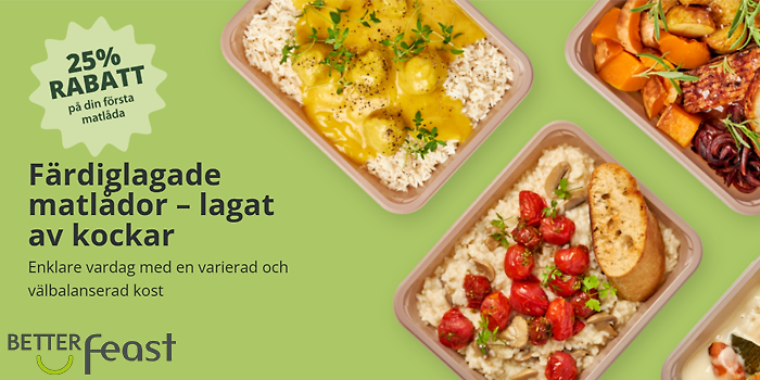 Godare vardag med 25% rabatt!