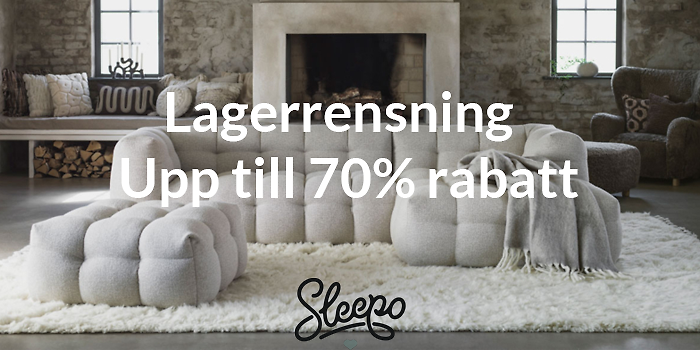 Lagerrensning - Upp till 70%!