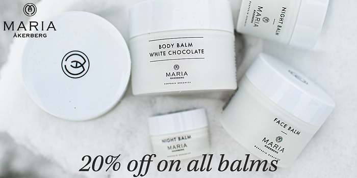 Få 20% rabatt på naturliga balmer