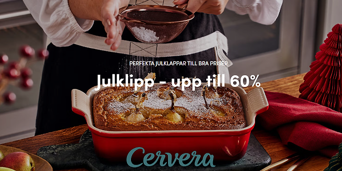 Julklipp hos Cervera  - Upp till 60%