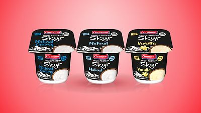 High Protein Skyr 450 g - Natural, Natural Creamy & Vanilla