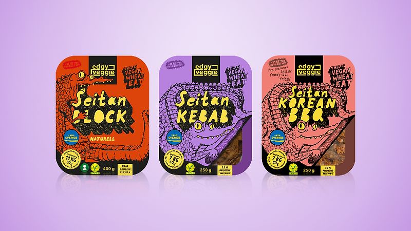 Seitan - Naturel, Kebab eller Korean BBQ