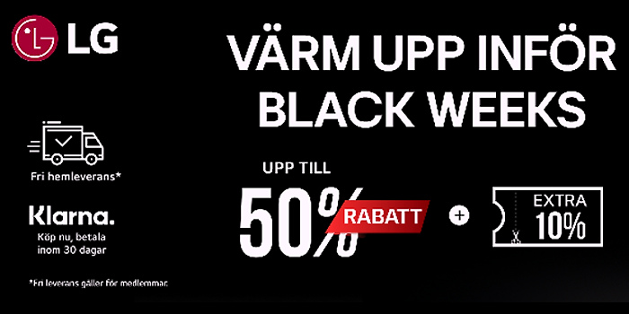 Pre Black Week hos LG!