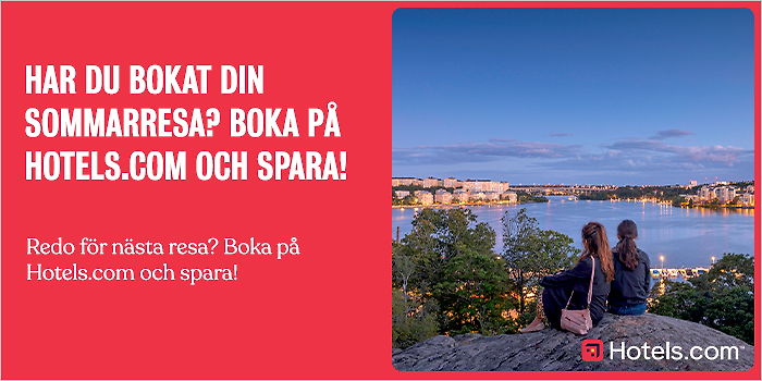 Boka sommarresan med Hotels.com!