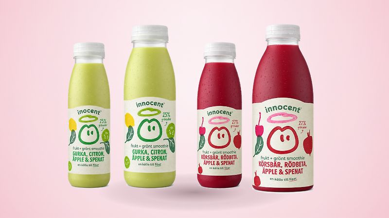 Innocent Frukt & Grönt Smoothies - 250 ml & 750 ml