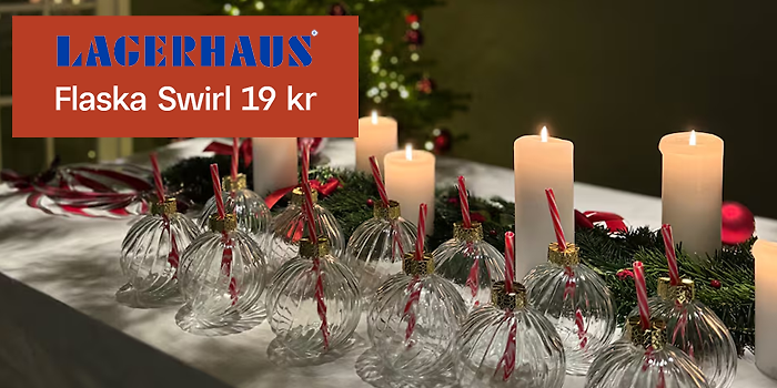 Flaska Swirl för 19 kr hos Lagerhaus