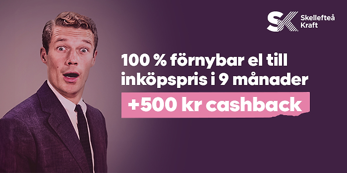 Nu får du el till inköpspris!