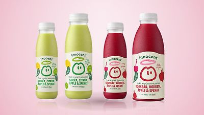 Innocent Frukt & Grönt Smoothies - 250 ml & 750 ml