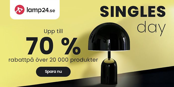 Upp till 70% hos Lamp24.se!