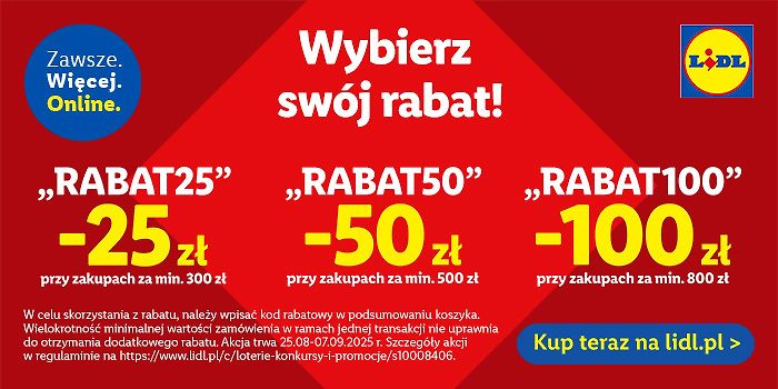 Większe zakupy to teraz większe oszczędności!