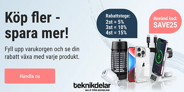 Köp mer & spara mer hos Teknikdelar!