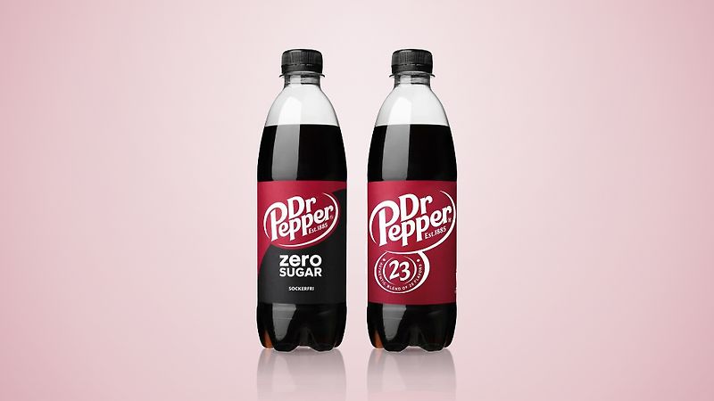 Dr Pepper Zero eller regular - 50 cl PET