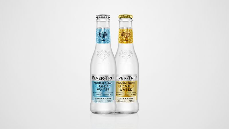 Fever-Tree Premium Indian Tonic Water eller Fever-Tree Mediterranean Tonic Water, 50 cl
