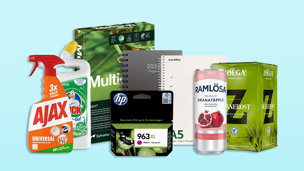 Fyll på med kontorsmaterial!