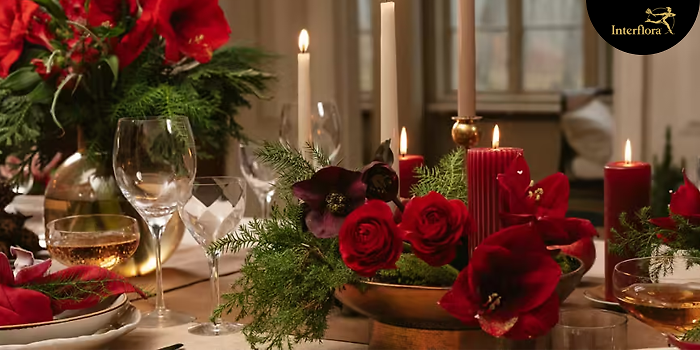 En blomstrande julhälsning