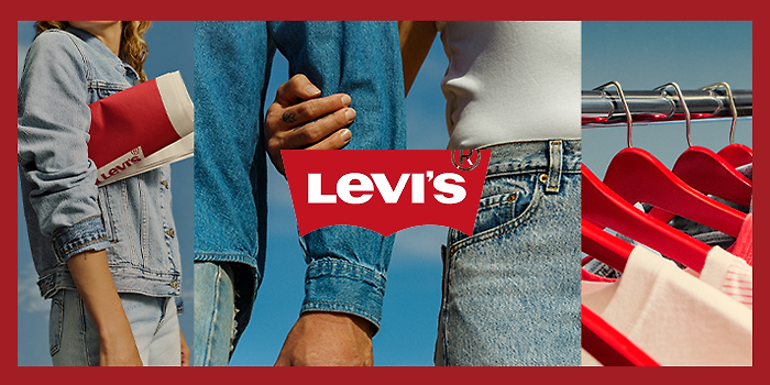 Just nu, upp till 50% rabatt på Levi's!
