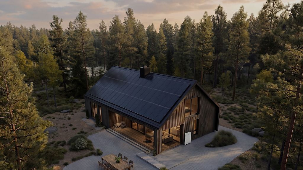 Laddbox, solceller och batterier