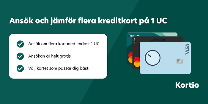 Ansök och jämför kreditkort!