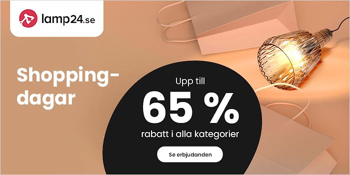Upp till 65% rabatt