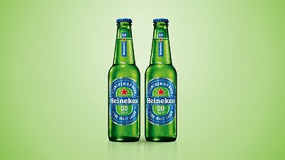 2 st Heineken 0,0%, 33 cl flaska