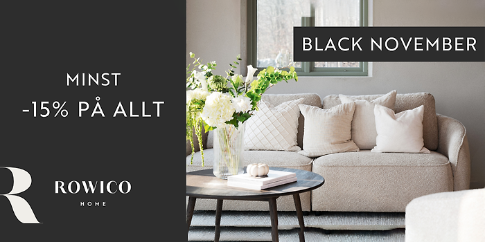 Minst -15% rabatt på ALLT!