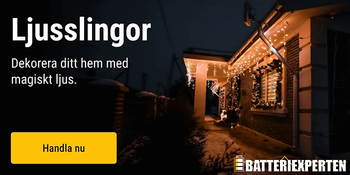 Lys upp vintern med Batteriexperten