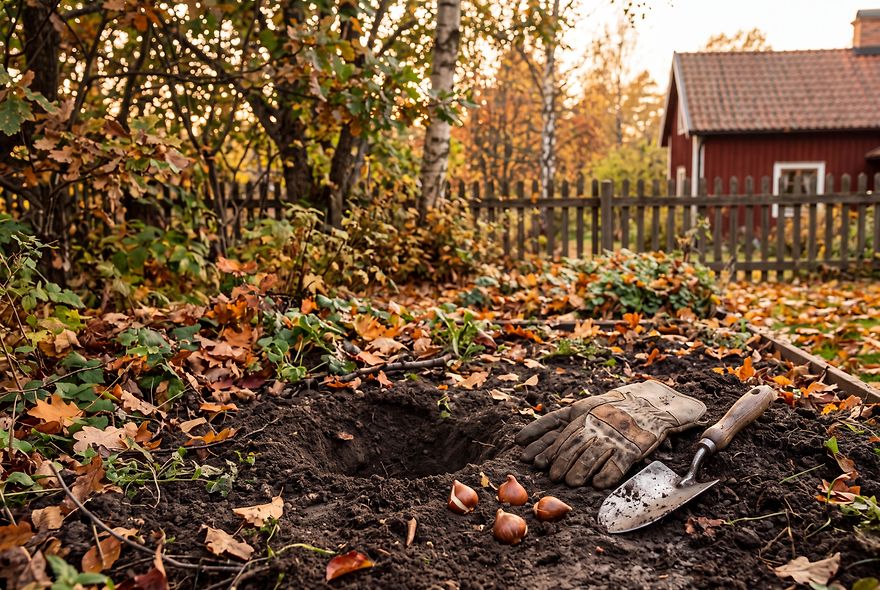 Plantera lök i höst - en stund för dig själv