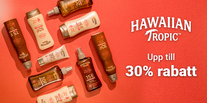 Upp till 30% rabatt på Hawaiian Tropic