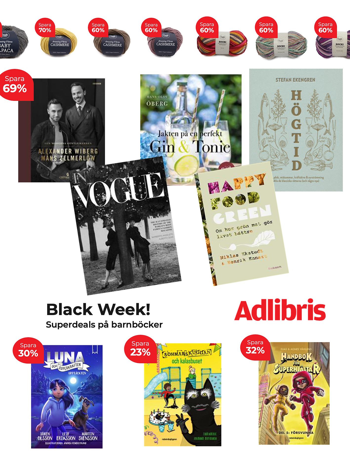 Fynda vinterns läsupplevelser hos Adlibris!