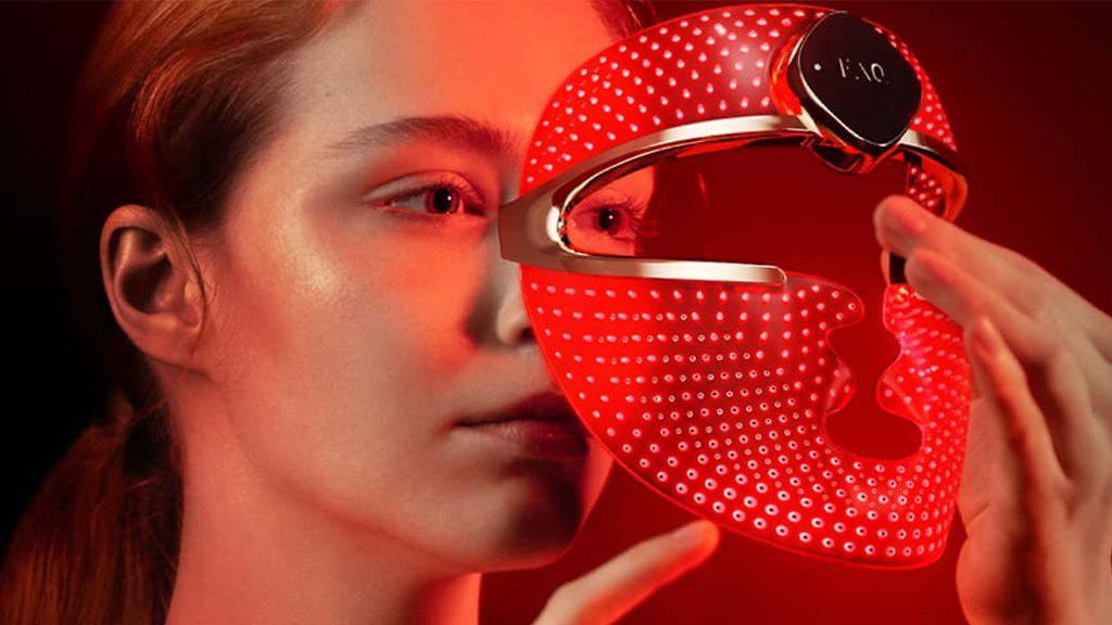 Przeciwstarzeniowa maska LED do twarzy