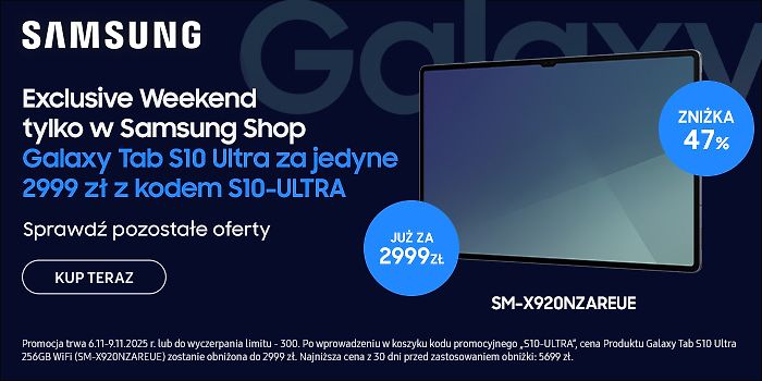 Exclusive Weekend tylko w aplikacji Samsung Shop!