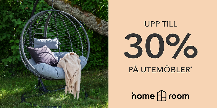 Upp till 30% rabatt på utemöbler*