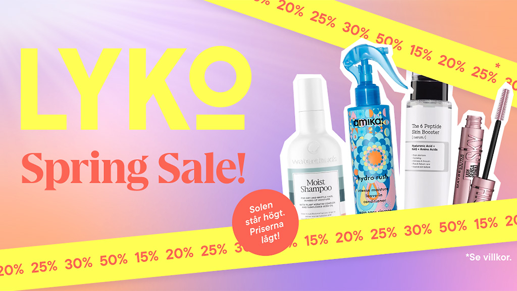 Upp till 50% hos LYKO