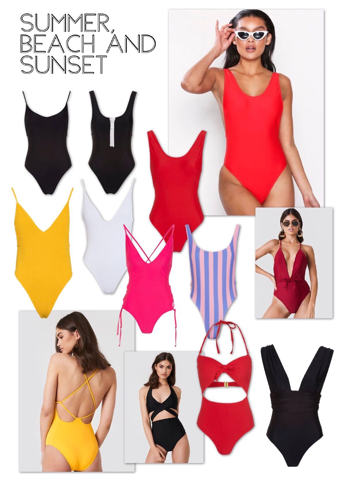 Sommarens hetaste badkläder – Baddräkt och high waisted bikini!