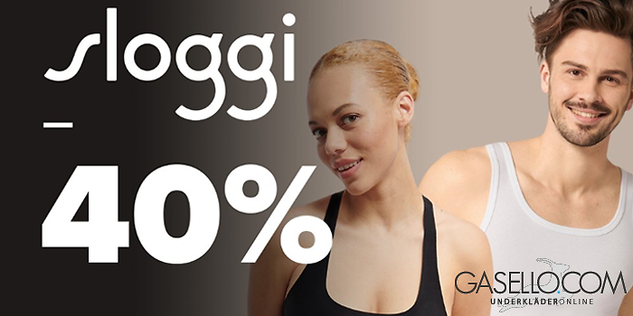 40% på Sloggi hos Gasello