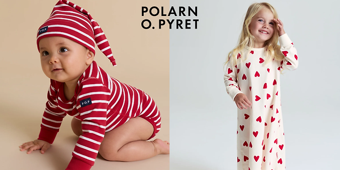 Mysiga julpyjamasar från PO.P
