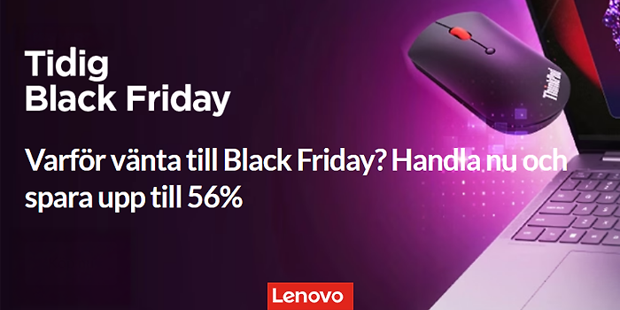Tidig Black Friday hos Lenovo!