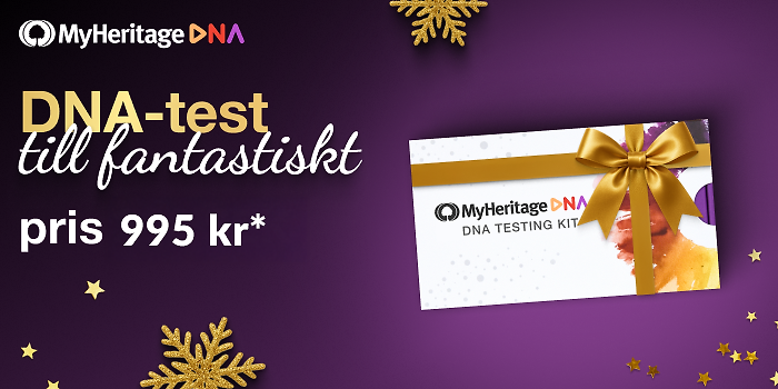 Upptäck din släkt med MyHeritage!