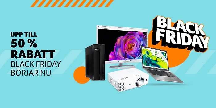 Black Friday har startat – Upp till 50%