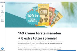 Miljonlotteriet Prenumeration